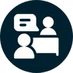 One on one teaching icon